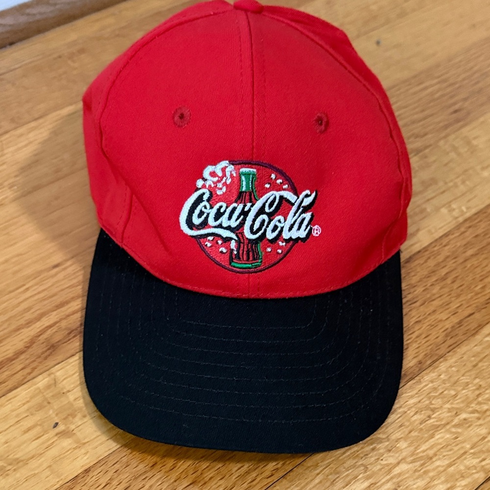 Coca-Cola Red Cap with Black Brim